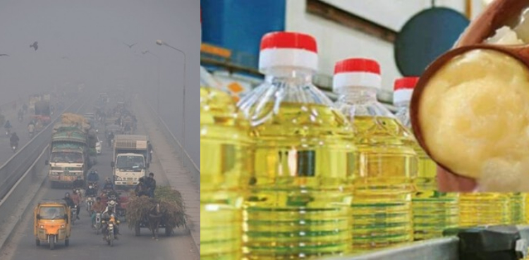 شدید دھند کے باعث گاڑی سے لاکھوں روپے کی گھی چوری