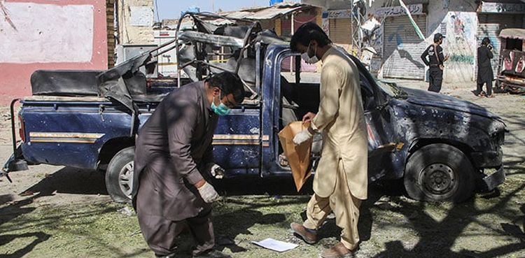 مستونگ دھماکے کا مقدمہ تھانہ سی ٹی ڈی کوئٹہ میں درج