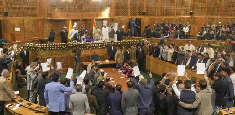 دفعہ 370 کی بحالی کیلئے قرارداد کی منظوری، بی جے پی تلملا اُٹھی