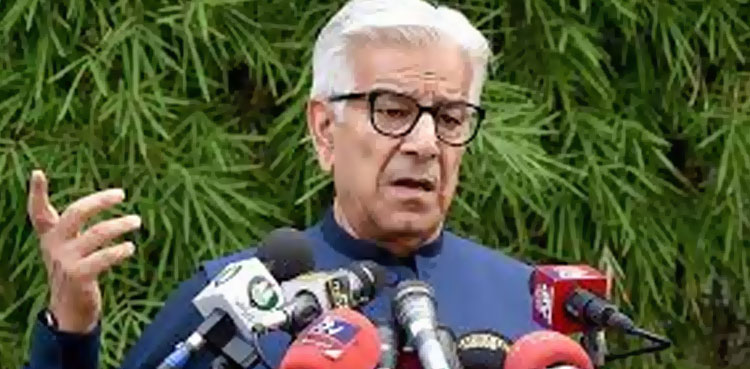9 مئی کے منصوبہ سازوں پر ہاتھ ڈالنے تک یہ سلسلہ ختم نہیں ہوگا، خواجہ آصف