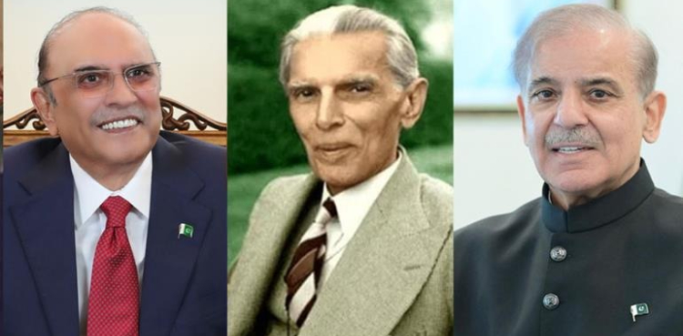 قائداعظم کی میراث سے سبق حاصل کرنے کی ضرورت ہے: صدر اور وزیراعظم کا بانی پاکستان کو خراج عقیدت