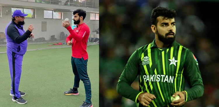 شاداب خان نے ٹیم میں واپسی کے لیے سسر ثقلین کی خدمات حاصل کرلیں