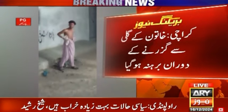 ویڈیو: سرجانی میں اوباش نوجوان خاتون کے سامنے برہنہ ہوگیا