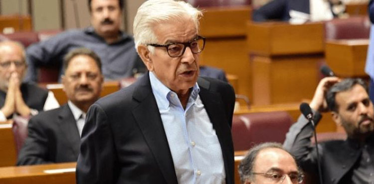 گن پوائنٹ پر مذاکرات نہیں ہوسکتے، وزیر دفاع