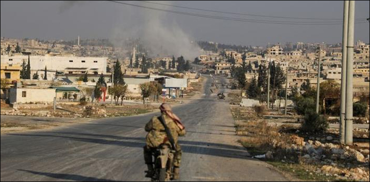 روس نے حلب میں جنگجوؤں پر فضائی حملے شروع کر دیے