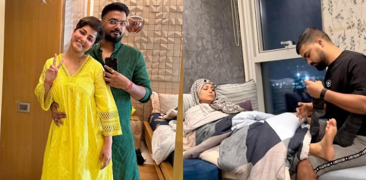 کینسر میں مبتلا حنا خان کا اپنے بوائے فرینڈ کے نام جذباتی پیغام