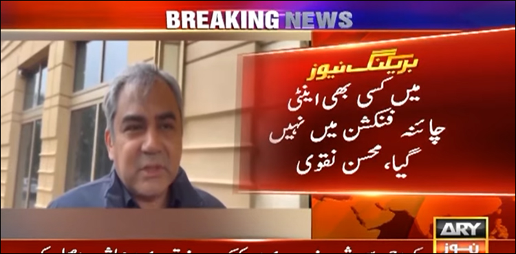 امریکا میں چین کے خلاف کسی تقریب میں شرکت نہیں کی، محسن نقوی