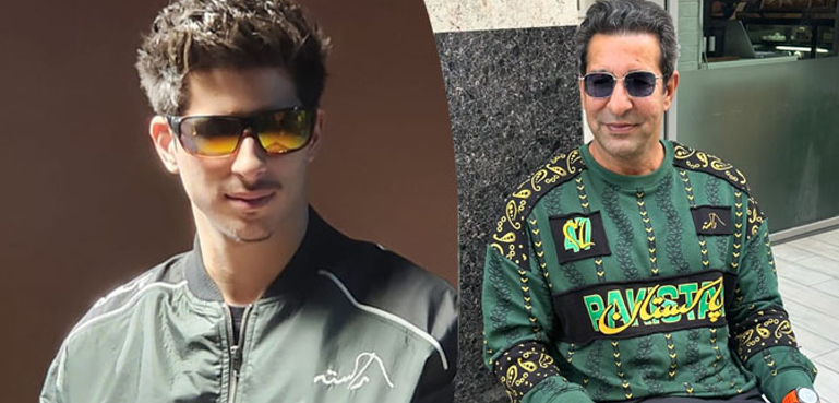 وسیم اکرم کے بیٹے نے ماڈلنگ کی دنیا میں قدم رکھ دیا