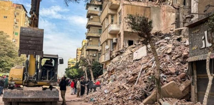 مصر میں عمارت زمین بوس، 10افراد لقمہ اجل بن گئے