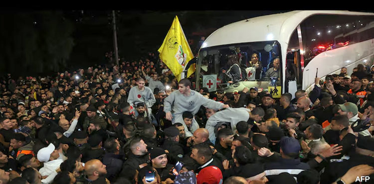 183 فلسطینی قیدیوں کی مرحلہ وار رہائی کا آغاز