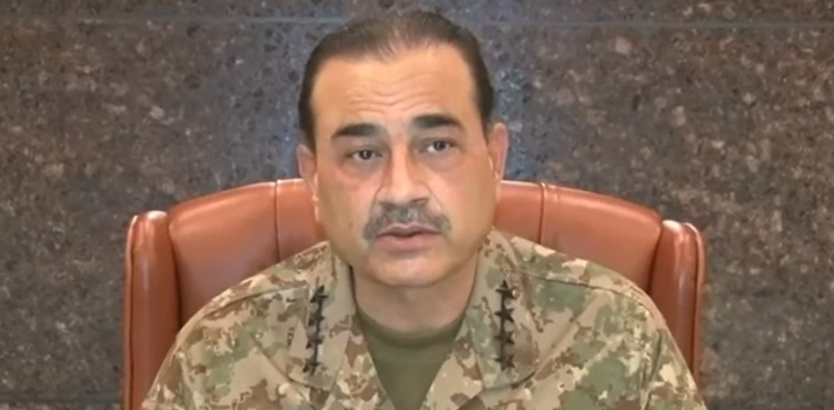دہشتگردی کے پیچھےایک منظم غیر قانونی اسپیکٹرم ہے: آرمی چیف