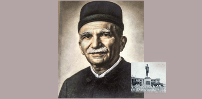 گاندھی کا مجسمہ اور جمشید نسروانجی کا بیان