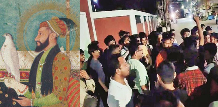 مغل بادشاہ اورنگزیب کی پوسٹ لگانے پر ہندو انتہا پسند آپے سے باہر