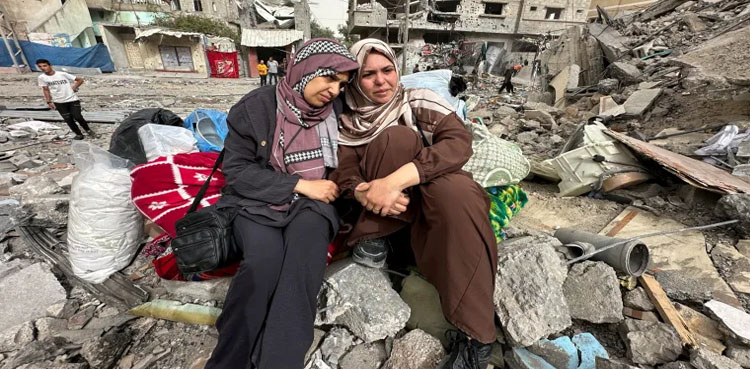 اسرائیلی فورسز کی بمباری، 10 دن میں 900 سے زائد فلسطینی شہید