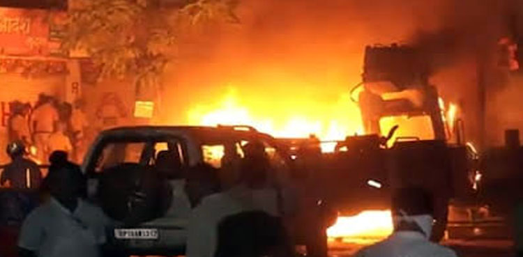 ناگپور میں ہنگامے پھوٹ پڑے، دفعہ 144 نافذ