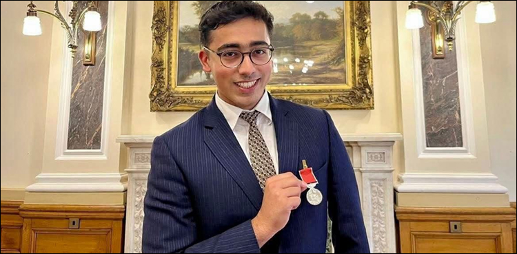 سانحہ اے پی ایس کے زخمی احمد نواز کے لیے برٹش ایمپائر میڈل کا اعزاز