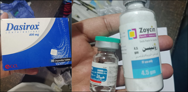 6 سرکاری اسپتالوں سے چوری شدہ مہنگی ادویات پکڑی گئیں