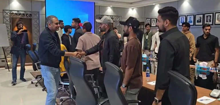 چیئرمین پی سی بی سے ڈومیسٹک کرکٹ میں بہترین کارکردگی دکھانے والے کھلاڑیوں کی ملاقات