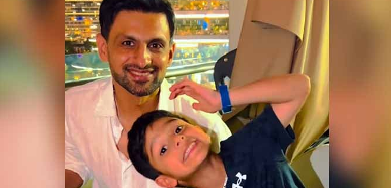 پاپا، ڈیڈی اور نہ ہی بابا، شعیب ملک کا بیٹا انہیں کیا کہہ کر پکارتا ہے؟