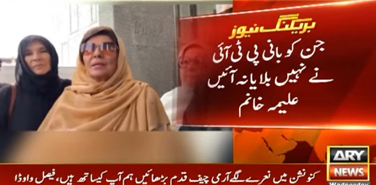 جن کو بانی پی ٹی آئی نے نہیں بلایا وہ نہ آئیں، علیمہ خانم