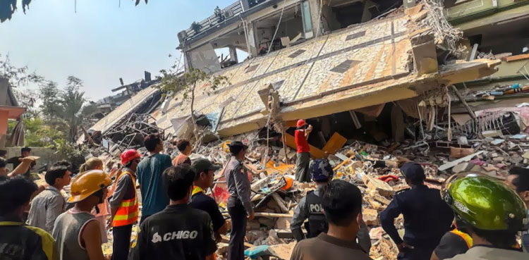 میانمار میں زلزلہ، ہلاکتوں کی تعداد 3,471 تک پہنچ گئی