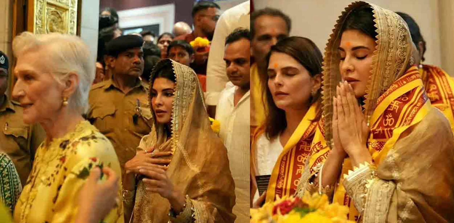 جیکولین ایلون مسک کی والدہ کے ہمراہ مندر پہنچ گئیں