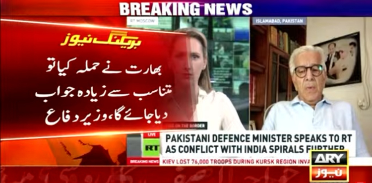 بھارت نے حملہ کیا تو متناسب سے زیادہ جواب دیا جائے گا: وزیر دفاع خواجہ آصف