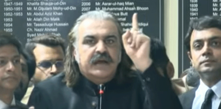 بانی پی ٹی آئی ملک کی خاطر مذاکرات کیلئے تیار ہیں، علی امین گنڈا پور