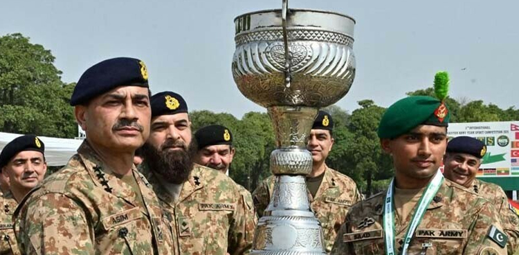 8 ویں پاکستان آرمی ٹیم اسپرٹ مقابلے : آرمی چیف کی  پیشہ ورانہ مہارت کی تعریف