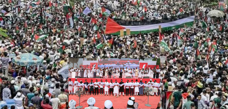 10 لاکھ سے زائد بنگلہ دیشیوں کا اسرائیل اور اس سے جڑی مصنوعات کے بائیکاٹ کا عہد