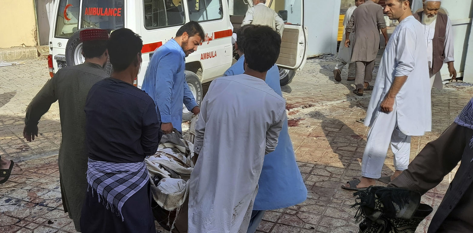 افغانستان، مزار شریف میں مسجد کے باہر زور دار دھماکا