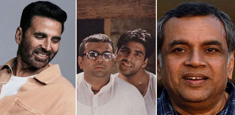 اکشے کمار نے "ہیرا پھیری” نہ کرنے پر پاریش روال کو 25کروڑ ہرجانے کا نوٹس بھیج دیا