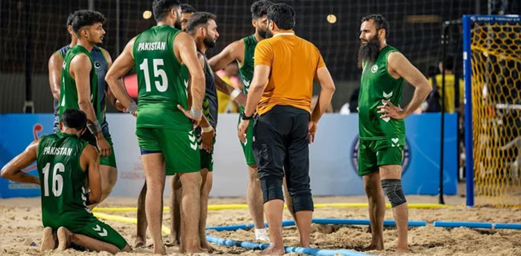 پاکستان ٹیم کی ایشین بیچ ہینڈ بال چیمپئن شپ کے سیمی فائنل تک رسائی