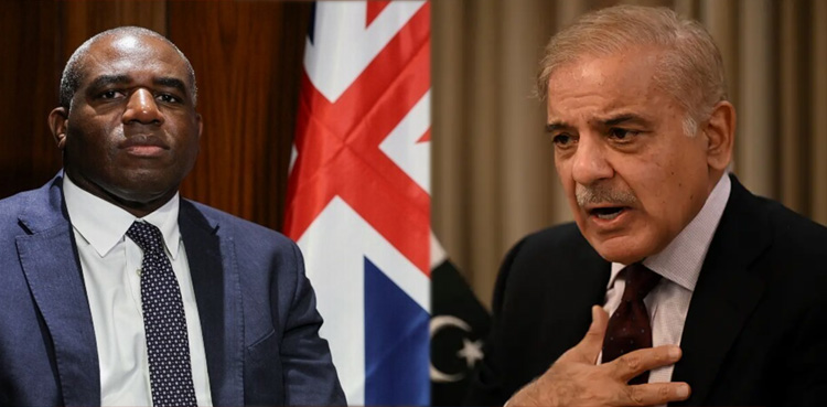 پاک بھارت کشیدگی : وزیراعظم شہباز شریف سے برطانوی وزیر خارجہ کی ملاقات