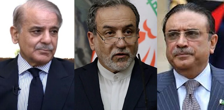 صدرمملکت، وزیراعظم سے ایرانی وزیرخارجہ عباس عراقچی کی ملاقات