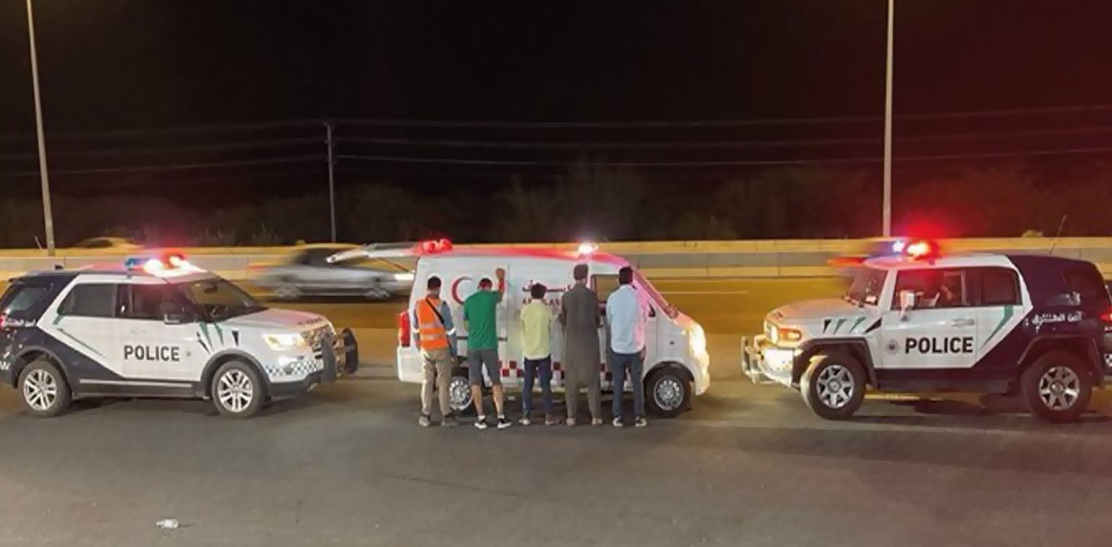 ایمبولینس میں چار افراد کی مکہ منتقلی کی کوشش، بھارتی شہری گرفتار