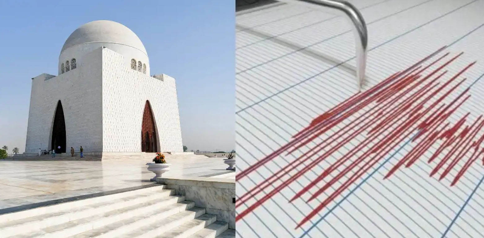 کراچی کے مختلف علاقوں میں ایک بار پھر زلزلہ