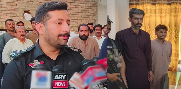 لاڑکانہ پولیس کی کارروائی، ایس ایچ او کی شہادت میں ملوث 2 ڈاکو گرفتار
