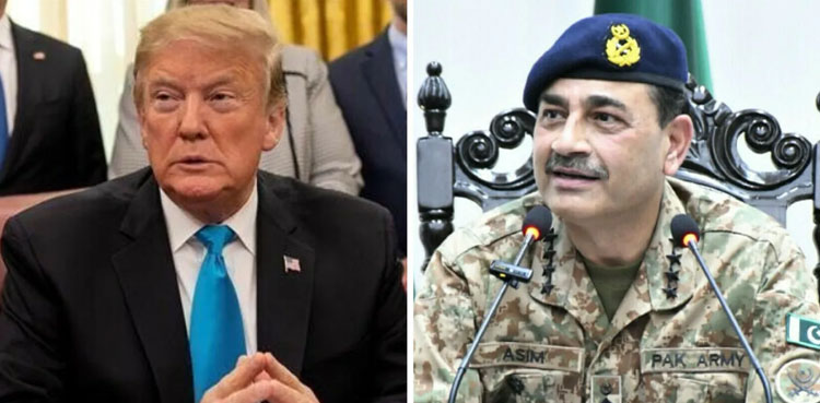 فیلڈ مارشل عاصم منیر سے ایران کے معاملے پر بھی بات کی، ڈونلڈ ٹرمپ
