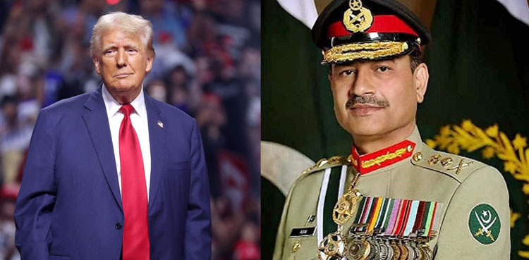 امریکی صدر نے تاریخ میں پہلی مرتبہ کسی ملک کے آرمی چیف سے ملاقات کی