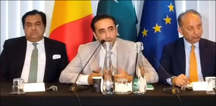 سربراہ پاکستانی سفارتی مشن بلاول بھٹو کی بریفنگ کے عالمی میڈیا میں چرچے