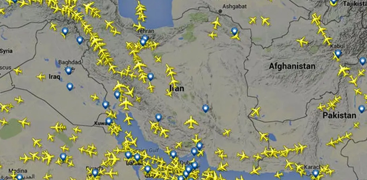 ایران نے فضائی حدود کی بندش میں توسیع کردی