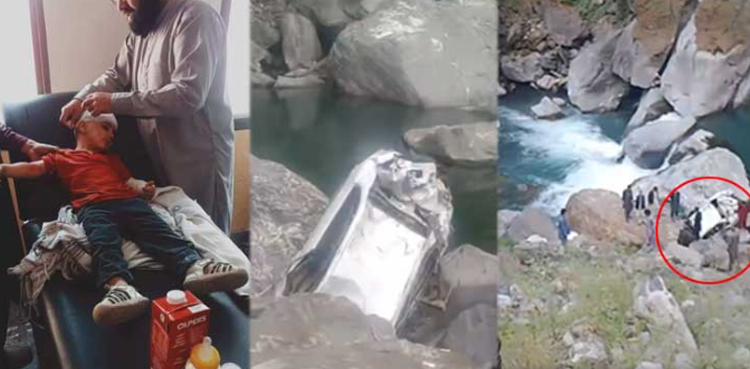 کاغان میں کار 300 فٹ گہری کھائی میں گرنے  کے باوجود 3 سالہ بچہ  کیسے بچ گیا؟ ریسکیو حکام  بھی حیران