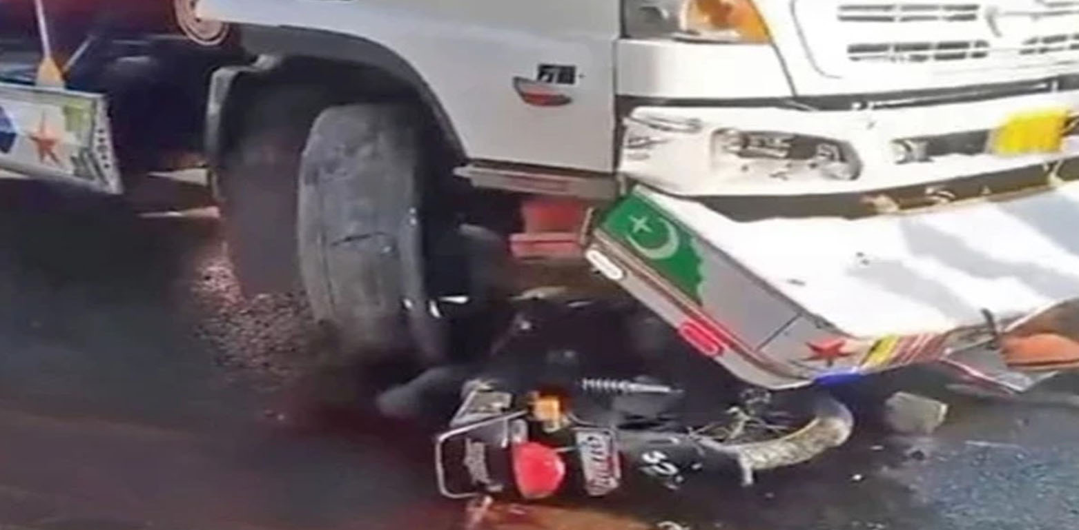 کورنگی ویٹا چورنگی پر واٹر ٹینکر نے موٹر سائیکل سوار کو کچل دیا