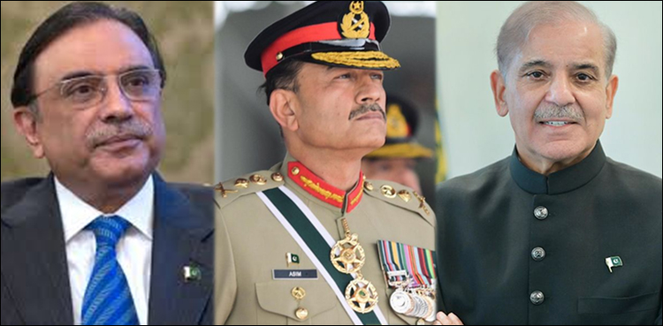 صدر زرداری، وزیر اعظم شہباز شریف اور فیلڈ مارشل کی جانب سے قوم کو عید کی مبارک باد