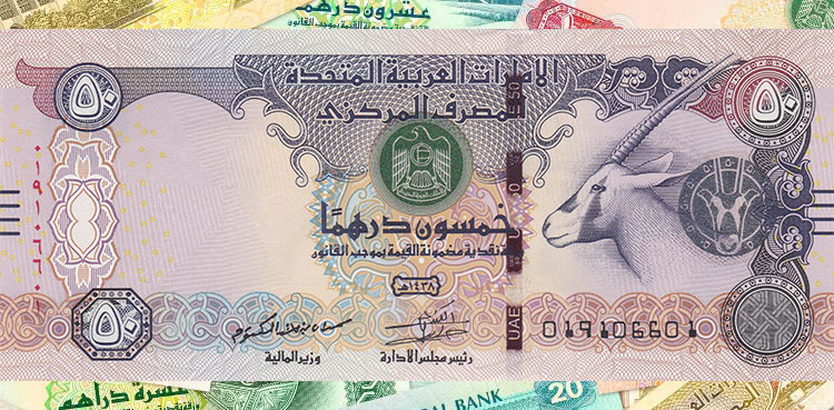 یو اے ای درہم کے مقابلے میں پاکستانی روپے کی قدر میں بہتری آگئی