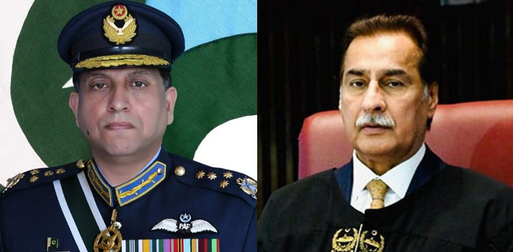 ایئر چیف مارشل ظہیر احمد بابر سدھو کا اسپیکر قومی اسمبلی ایاز صادق کو خط