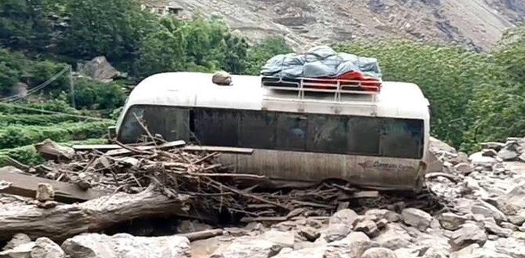 شاہراہ بابوسر پر ایسا نقصان کبھی نہیں ہوا، گلگت بلتستان حکومت