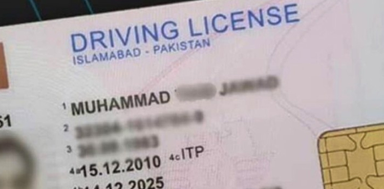جعلی بین الاقوامی ڈرائیونگ لائسنس کا اجرا کیس