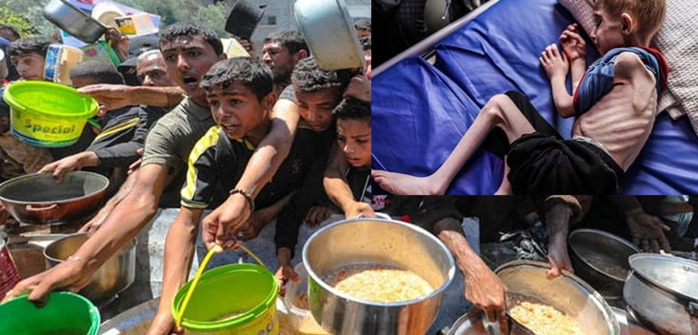 غزہ میں لوگوں کو رکاوٹوں کی وجہ سے کھانا نہیں مل رہا، امریکی صدر
